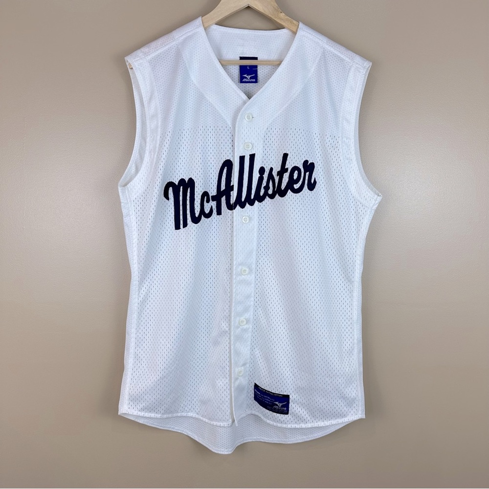 MIZUNO McAllister Jersey Large White NEW
